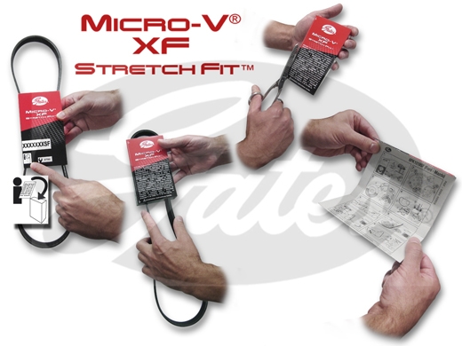 GATES Micro-V® Horizon Stretch Fit Ozubený klinový remeň
